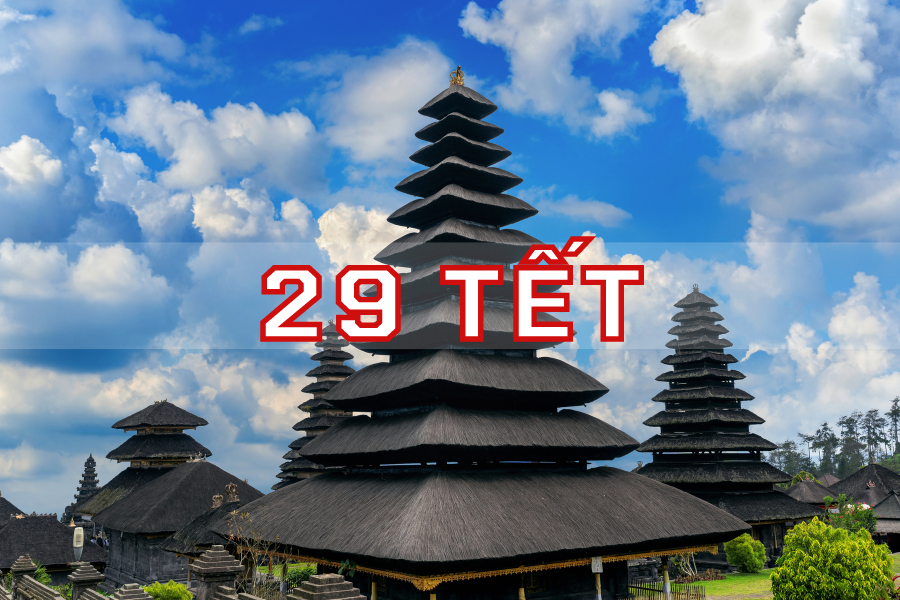 (29 TẾT) Đảo Bali – Thiên Đường Nghỉ Dưỡng